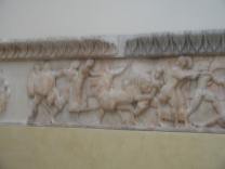Frieze from the Temple Of Apollo at Delphi located in the site museum.